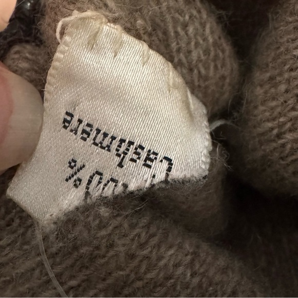 Vintage deep brown COACH Leather Gloves w/ 100% Cashmere Lining 🤎✨ size 6 1/2 - Picture 5 of 5